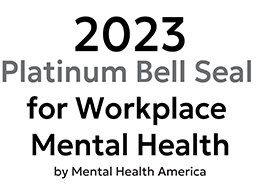 2023 Platinum Bell Seal Award for Workplace Mental Health
