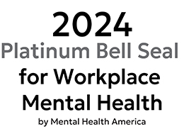 2024 The Platinum Bell Seal For Workplace Mental Health